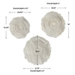 Uttermost Ocean Gems Coral Wall Decor - Set of 3