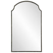 Modern Accents Scalloped Corners Metal Frame Mirror