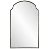 Modern Accents Scalloped Corners Metal Frame Mirror