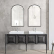 Modern Accents Scalloped Corners Metal Frame Mirror