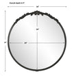 Modern Accents Round Vanity or Table Mirror