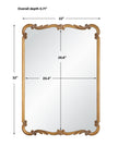 Modern Accents Antique Gold Mirror