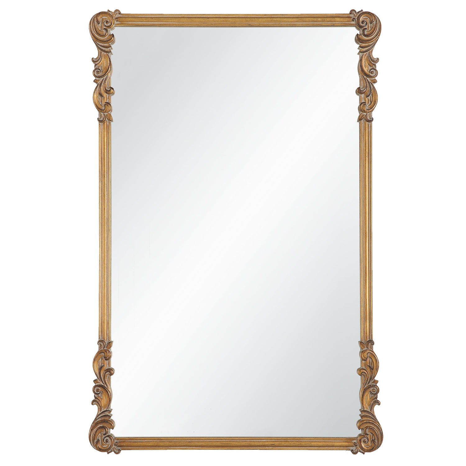 Modern Accents Antique Gold Beautiful Frame Mirror