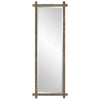 Uttermost Abanu Ribbed Gold Dressing Mirror