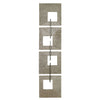 Uttermost Linked Champagne Metal Wall Decor