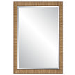 Modern Accents Coastal Decor Rattan Frame Mirror