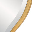 Uttermost Aneta Large Gold Round Mirror