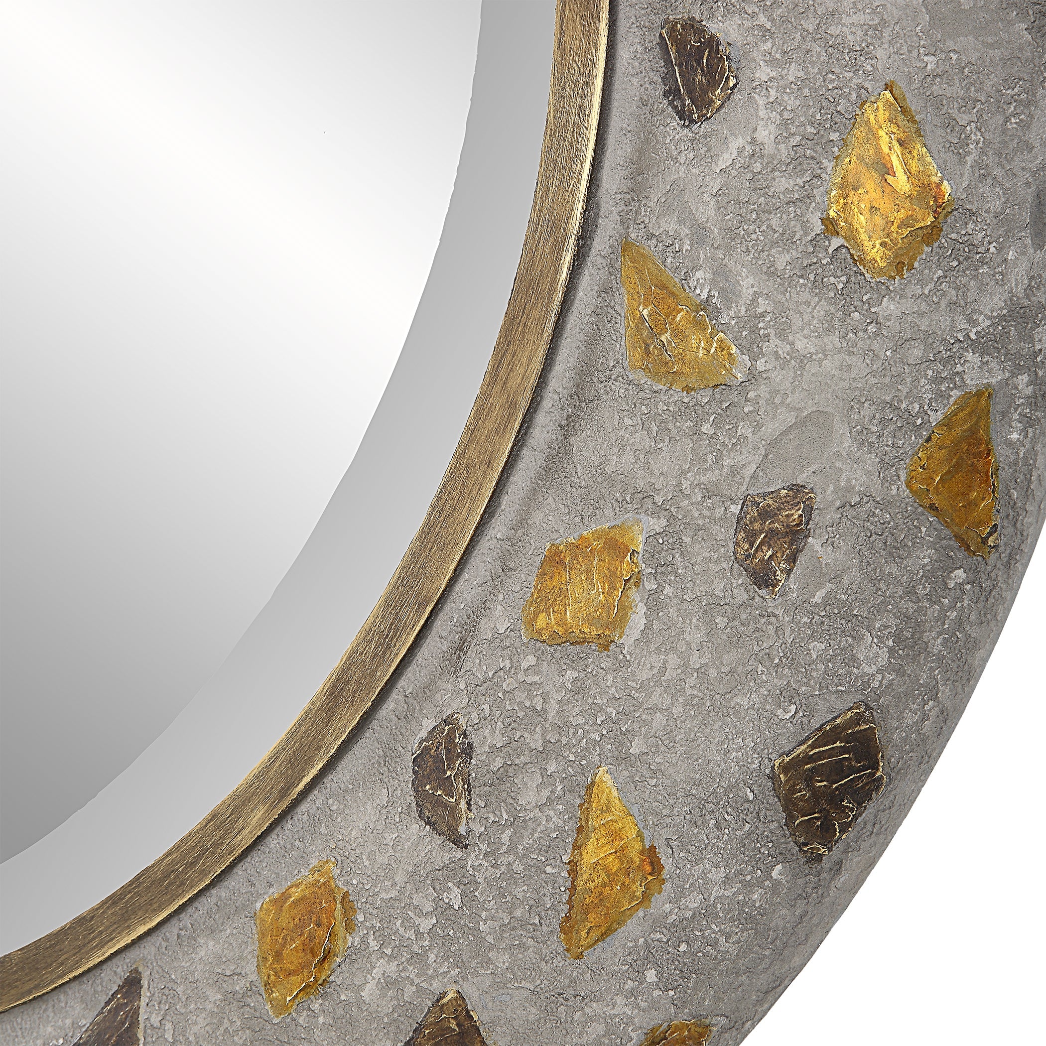 Uttermost Copper Terrazzo Round Mirror Clearance