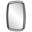 Modern Accents Curved Metal Frame Arched Mirror