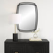 Modern Accents Curved Metal Frame Arched Mirror