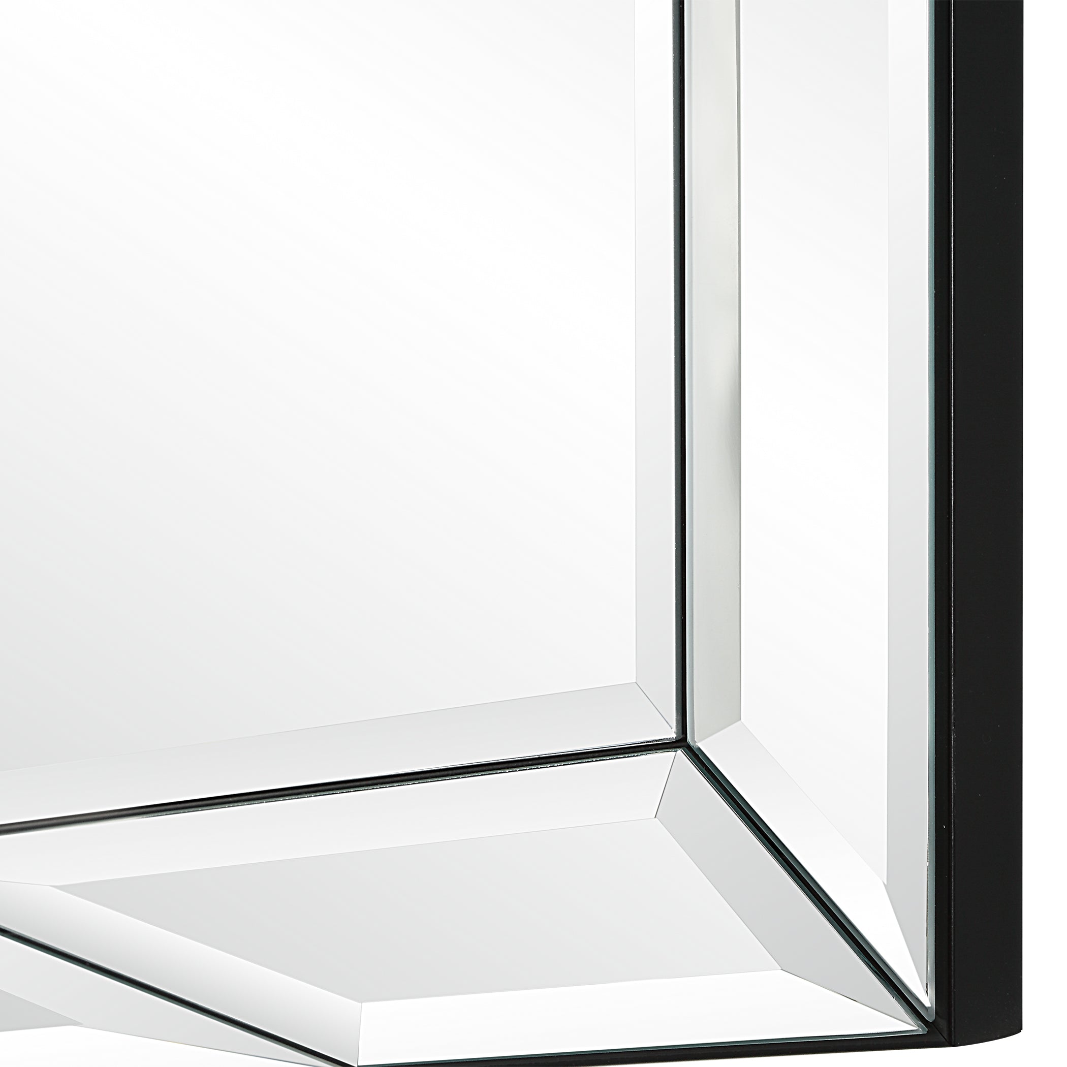Modern Accents Asymmetrical Design Arched Mirror
