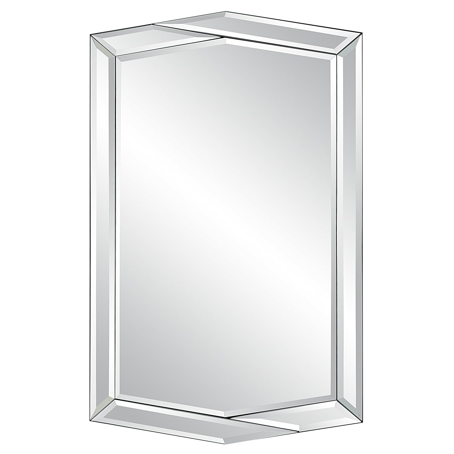 Modern Accents Asymmetrical Design Arched Mirror