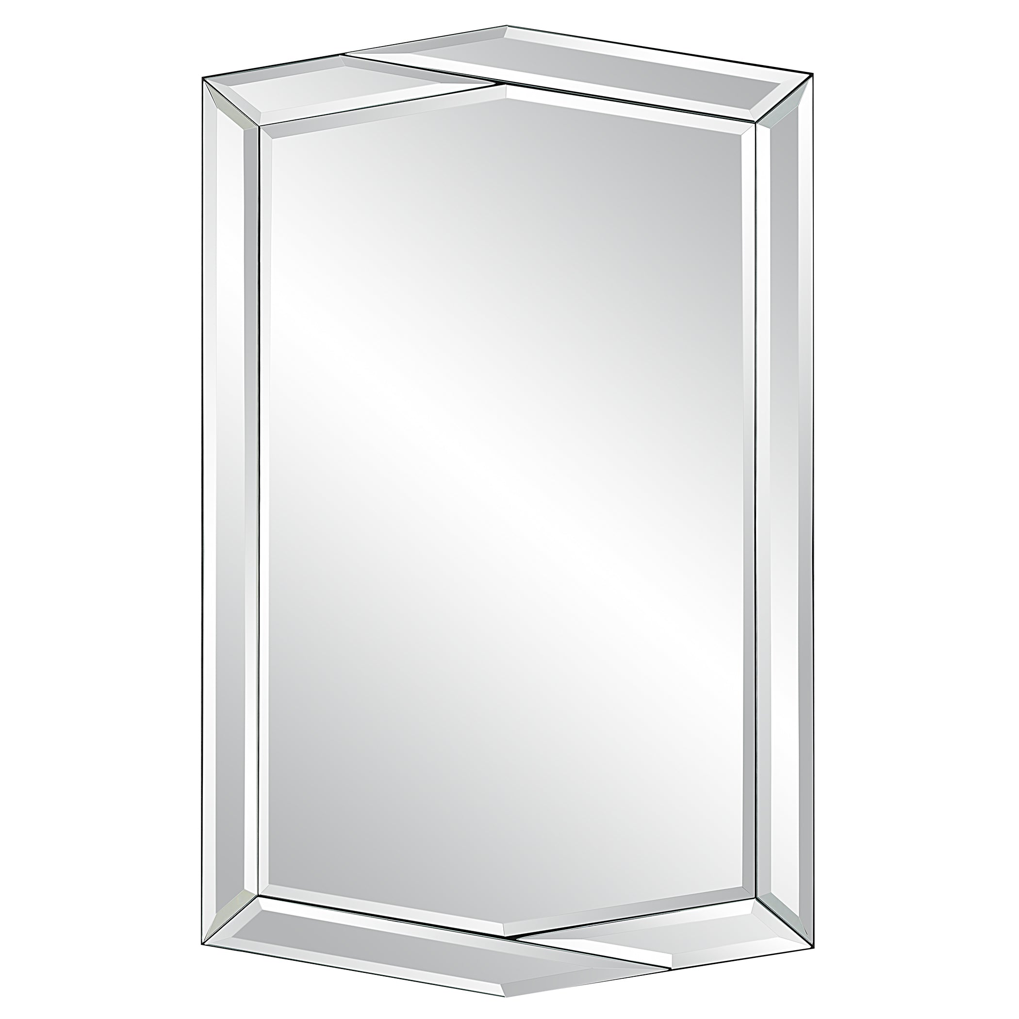 Modern Accents Asymmetrical Design Arched Mirror