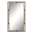 Modern Accents Rectangular Dual Metal Framed Mirror