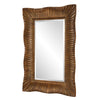 Uttermost Emerson Scalloped Antique Gold Mirror