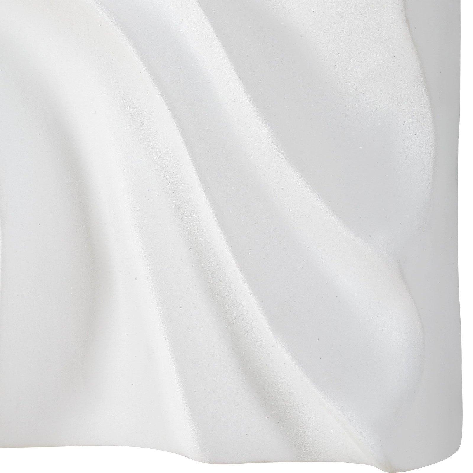 Uttermost Snowdrift Scultped White Wall Decor - Set of 4