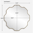 Uttermost Gearing Up Bronze Mirror