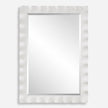 Uttermost Haya White Scalloped Mirror