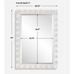 Uttermost Haya White Scalloped Mirror