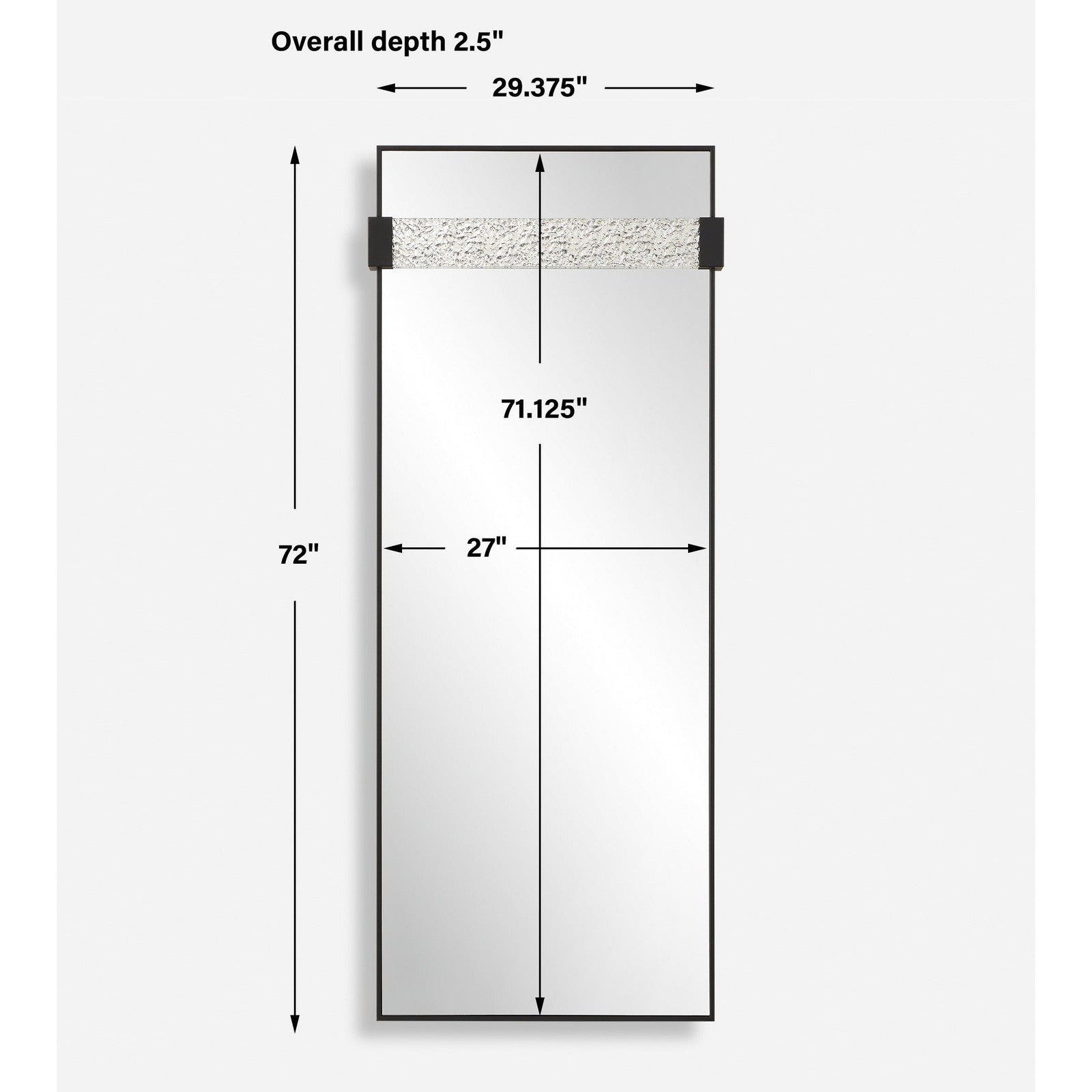 Uttermost Stratton Modern Dressing Mirror