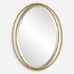 Uttermost Rhodes Gold Oval Mirror