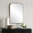 Uttermost Cassidy Brass Arch Mirror