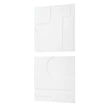 Uttermost Contours White Wall Decor - Set of 2