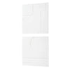 Uttermost Contours White Wall Decor - Set of 2