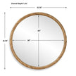 Modern Accents Round Mirror