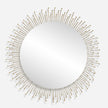Uttermost Aga Round Gold Mirror