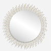Uttermost Aga Round Gold Mirror