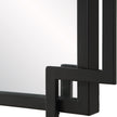 Modern Accents Overlapping Metal Frame Mirror