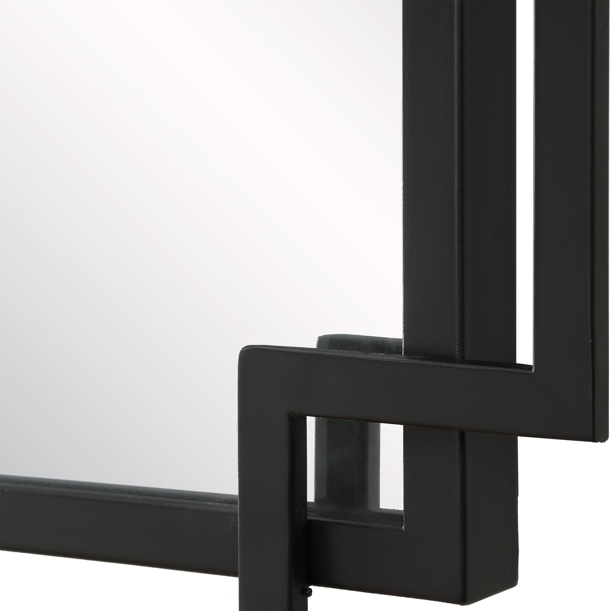 Modern Accents Overlapping Metal Frame Mirror