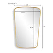 Modern Accents Curved Silhouette Mirror