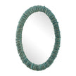 Uttermost Bonaire Teal Blue Oval Mirror