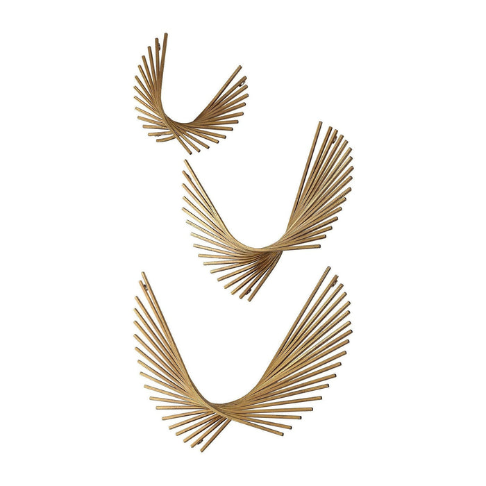 Uttermost Coreograph Antique Gold Wall Decor - Set of 3