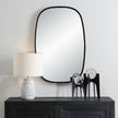 Modern Accents Radius Corner Metal Frame Mirror