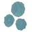 Uttermost Ocean Gems Blue Wall Decor - Set of 3