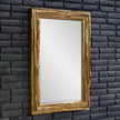 Uttermost Overlap Teak Wood Mirror