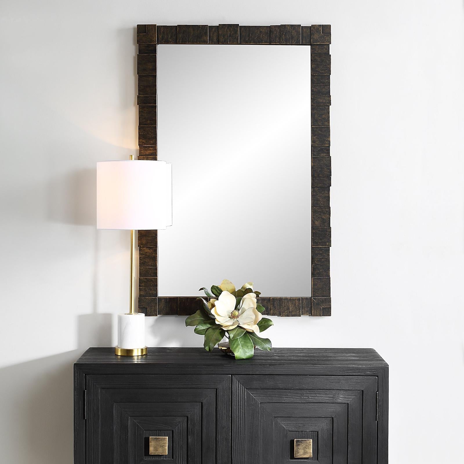 Uttermost Bustelo Dark Bronze Mirror