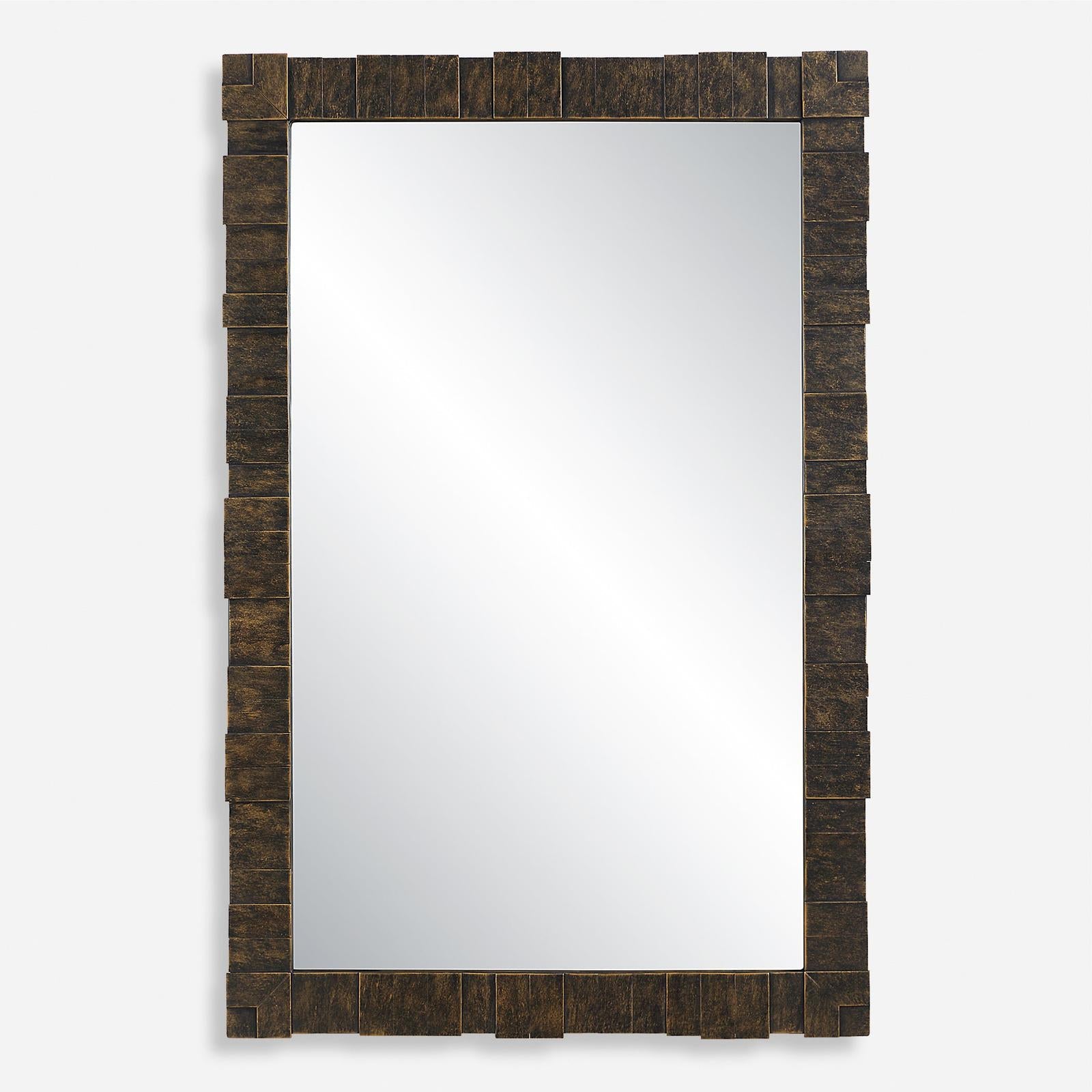 Uttermost Bustelo Dark Bronze Mirror