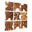 Uttermost Talia Wood Wall Decor - Set of 9