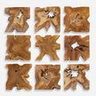 Uttermost Talia Wood Wall Decor - Set of 9