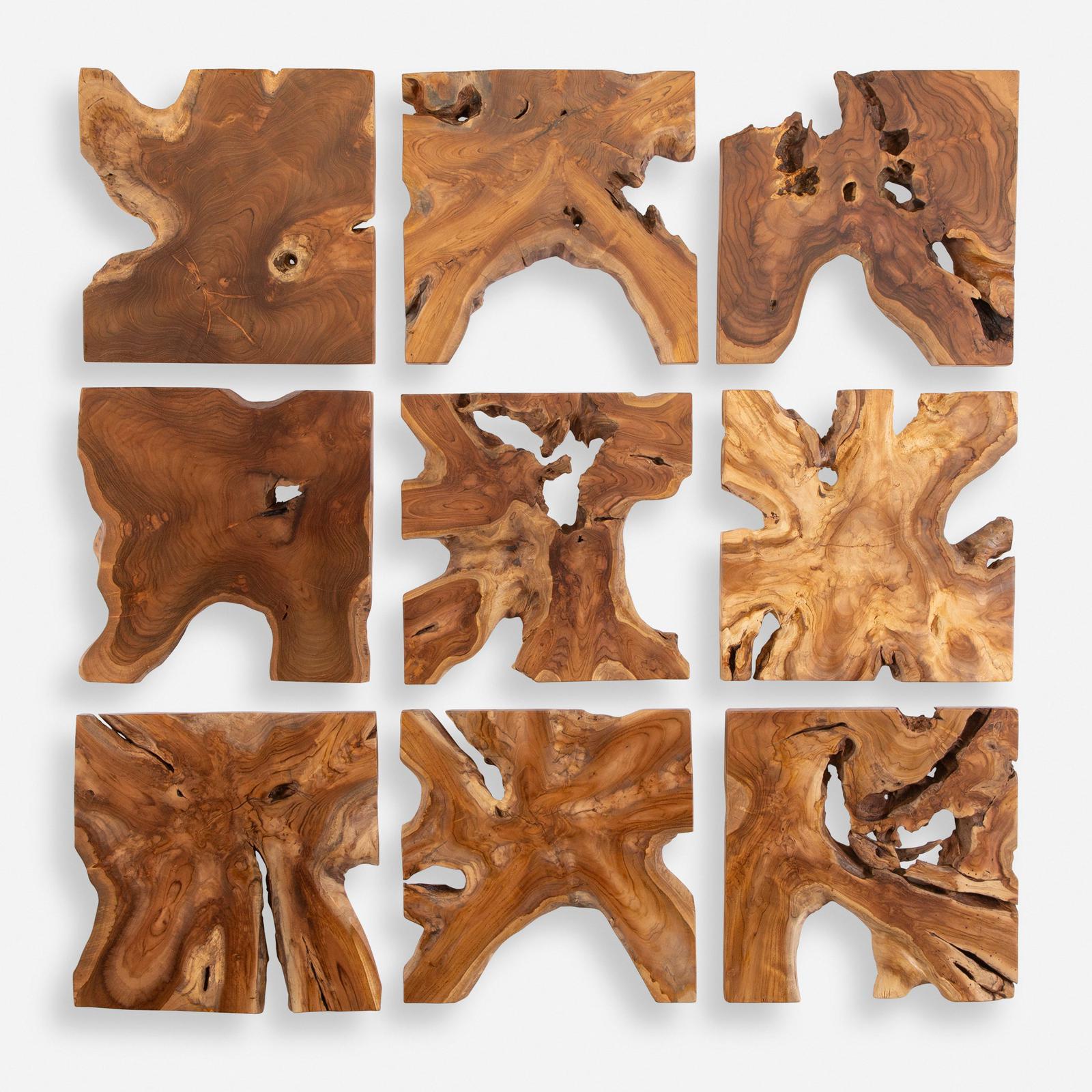 Uttermost Talia Wood Wall Decor - Set of 9
