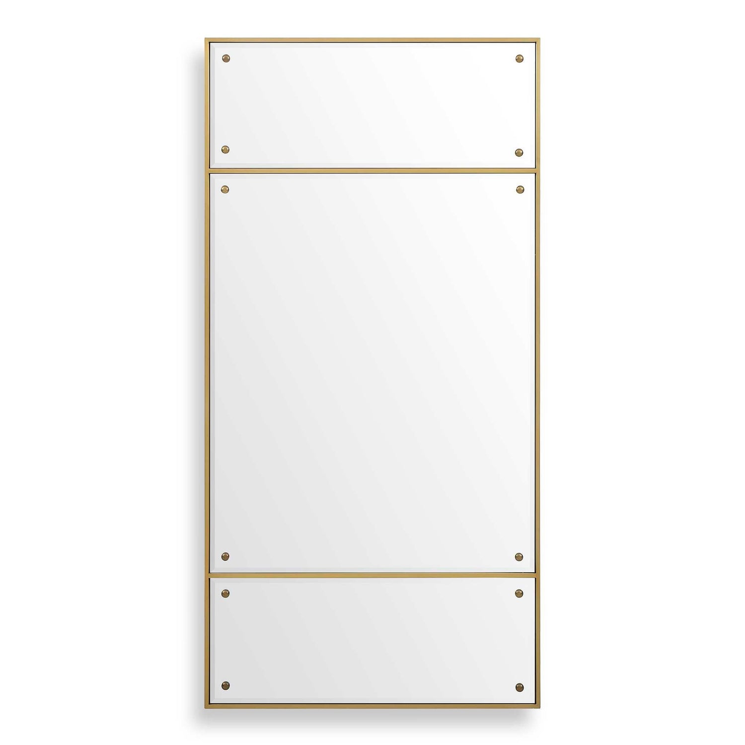 Uttermost Wrenton Brass Rectangular Mirror