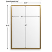 Uttermost Heisler Brass Mirror
