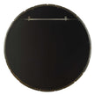 Uttermost Auger Amber Glass Round Mirror