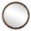 Uttermost Auger Amber Glass Round Mirror
