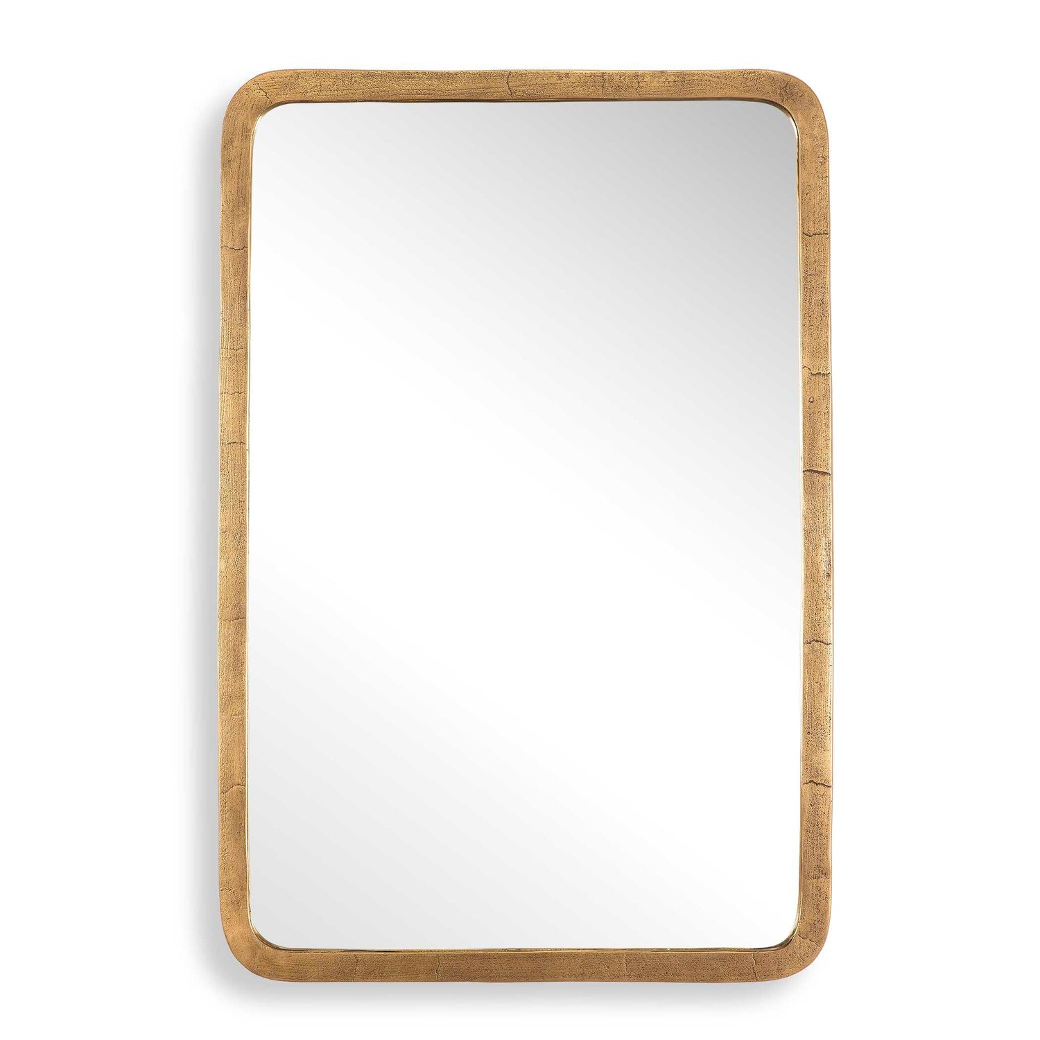 Uttermost Vestry Antique Brass Mirror