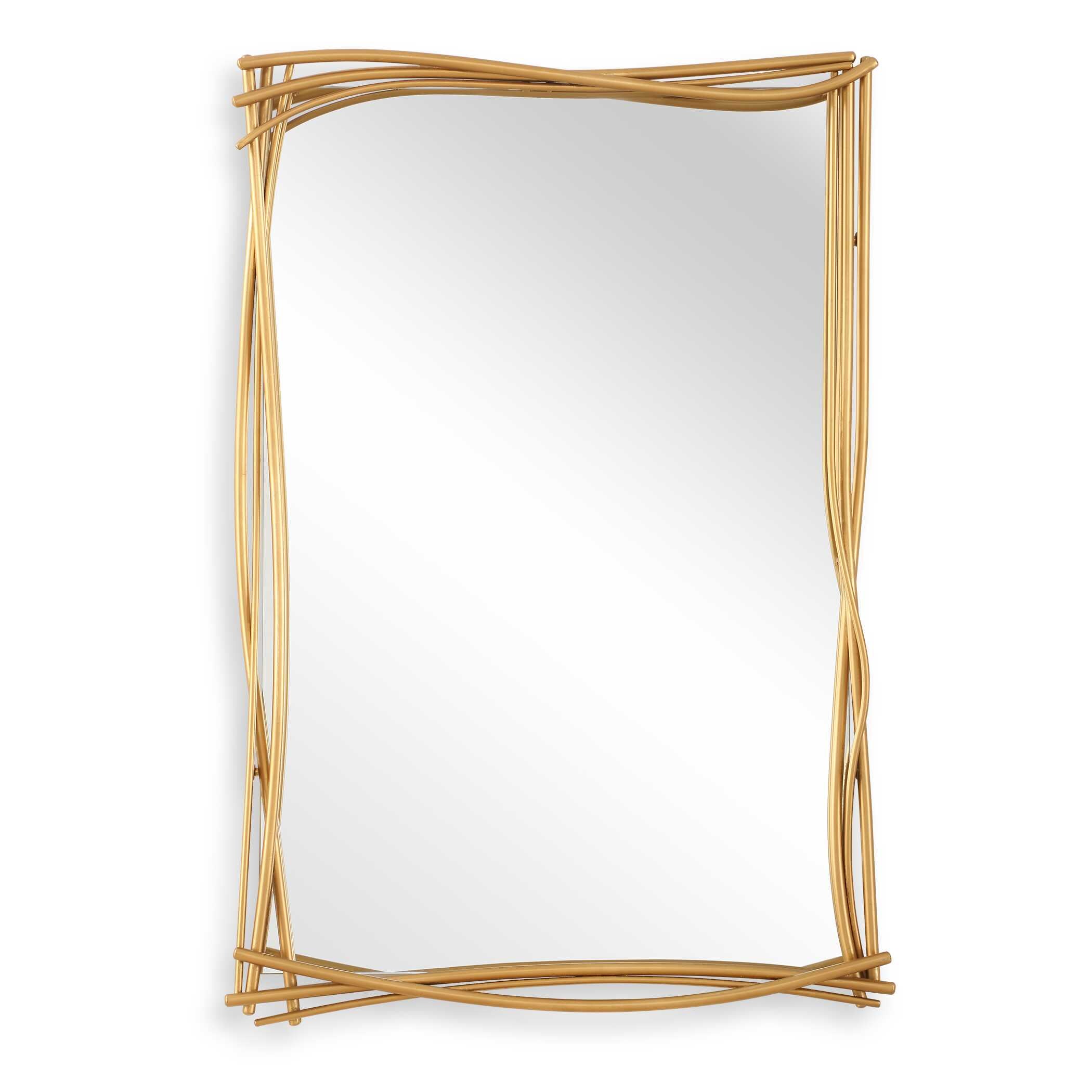 Uttermost Curved Branches Gold Mirror